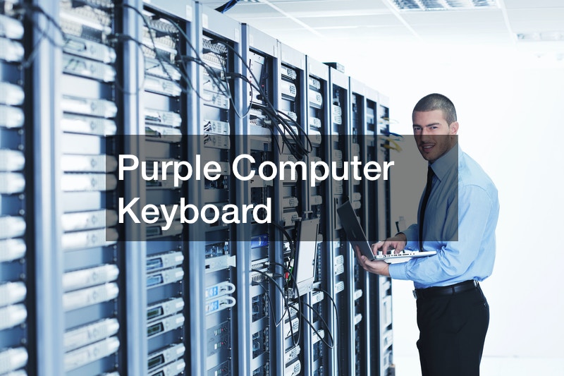 Purple Computer Keyboard